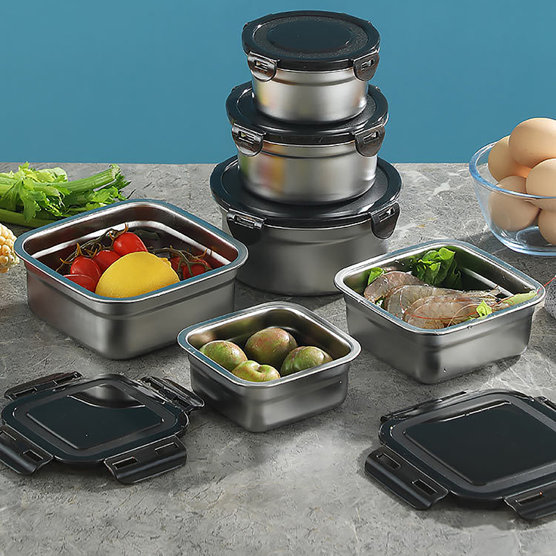 Meal Prep Kits - Stainless Steel Food Container Fresh Keeping