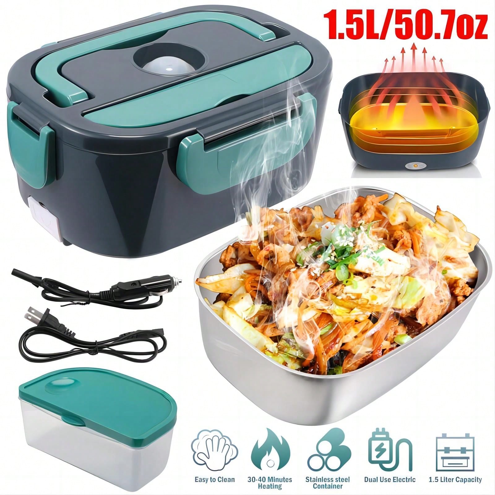 Meal Prep Microwave - 1.5 L 60W Electric Lunch Box