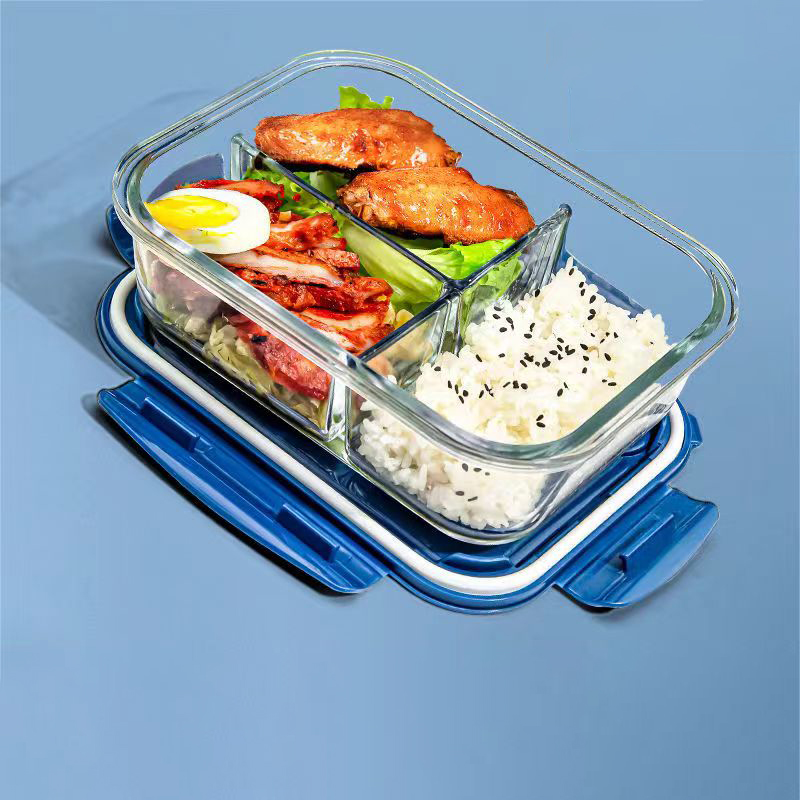 Meal Prep Microwave - New style Lunch Box Glass 1050ml