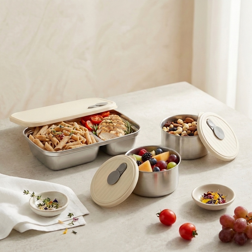 Microwave Safe 304 Stainless S - đánh giá và giá Meal Prep Kits