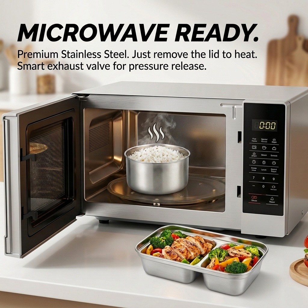 Microwave Safe 304 Stainless S - đánh giá và giá Meal Prep Kits