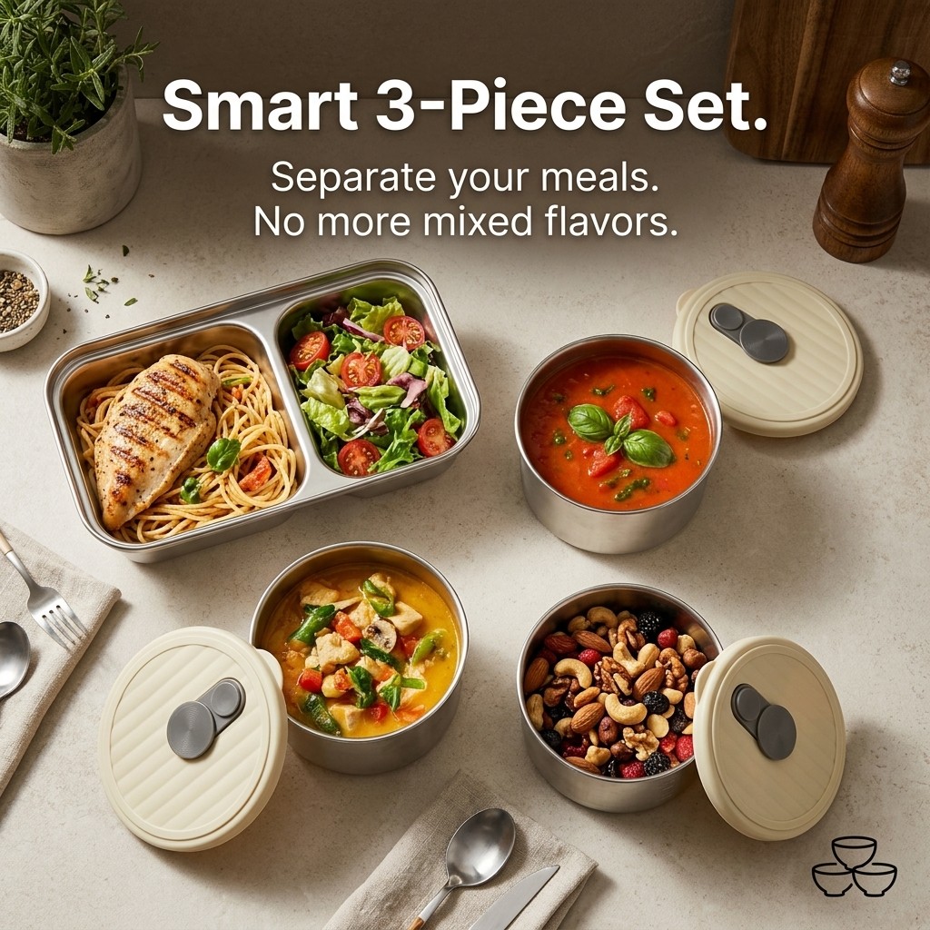 Microwave Safe 304 Stainless S - đánh giá và giá Meal Prep Kits