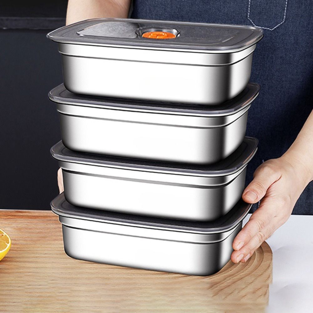Stainless Steel Camping Lunch  - đánh giá và giá Meal Prep Microwave