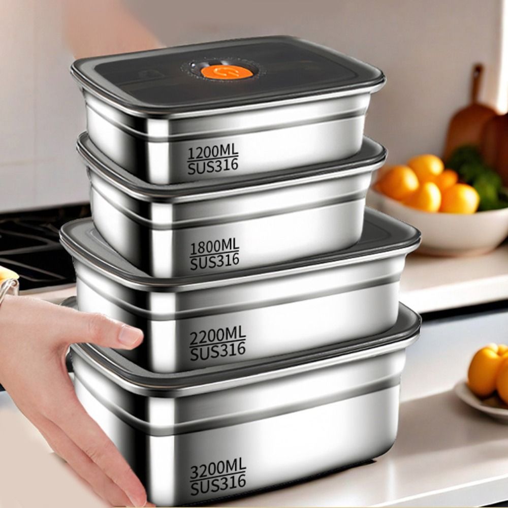 Stainless Steel Camping Lunch  - đánh giá và giá Meal Prep Microwave