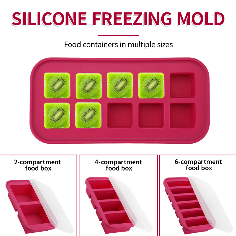 2 Or 3-Piece Silicone Freezer  - đánh giá và giá Meal Prep Kits