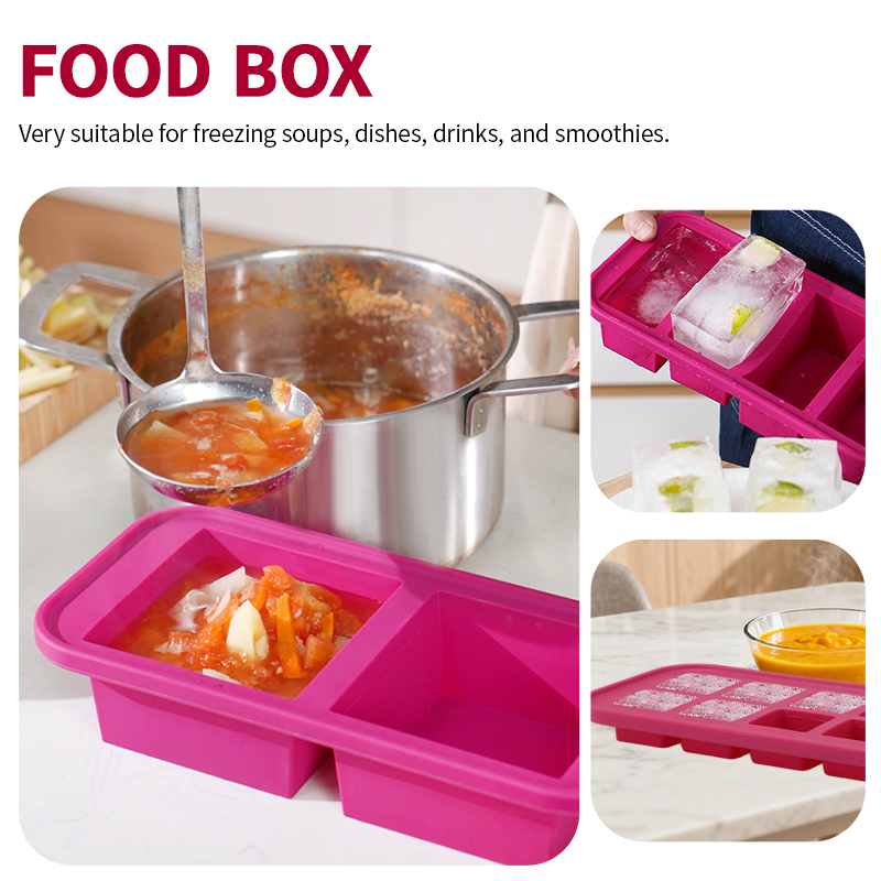2 Or 3-Piece Silicone Freezer  - đánh giá và giá Meal Prep Kits