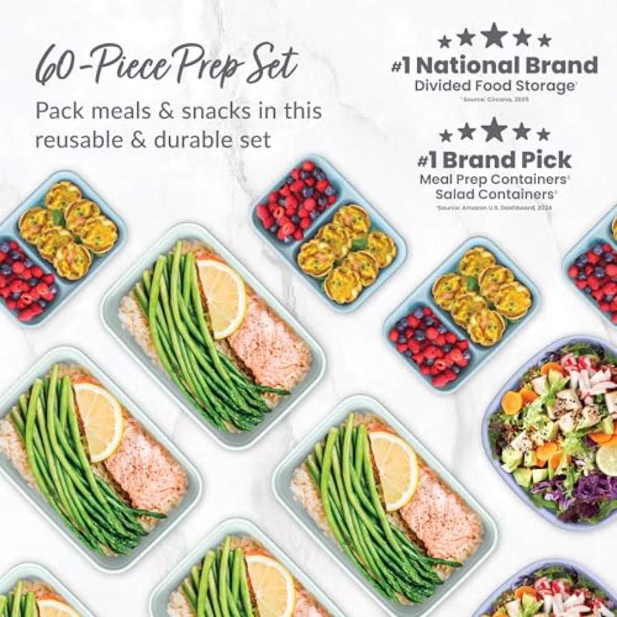 Prep 60-Piece Variety Meal Pre - đánh giá và giá Meal Prep Kits