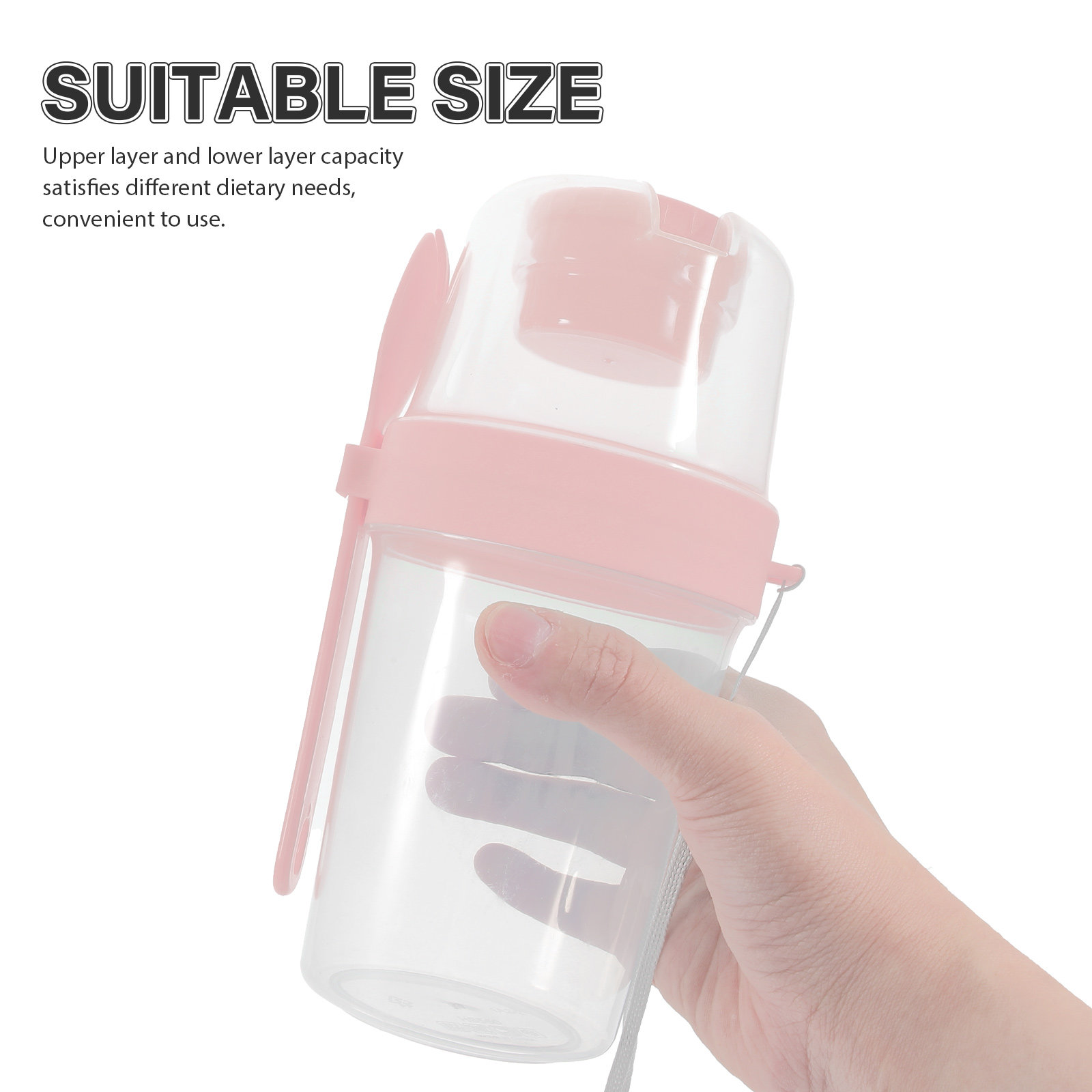 1Set Double-Layer Portable Sal - đánh giá và giá Meal Prep Jar