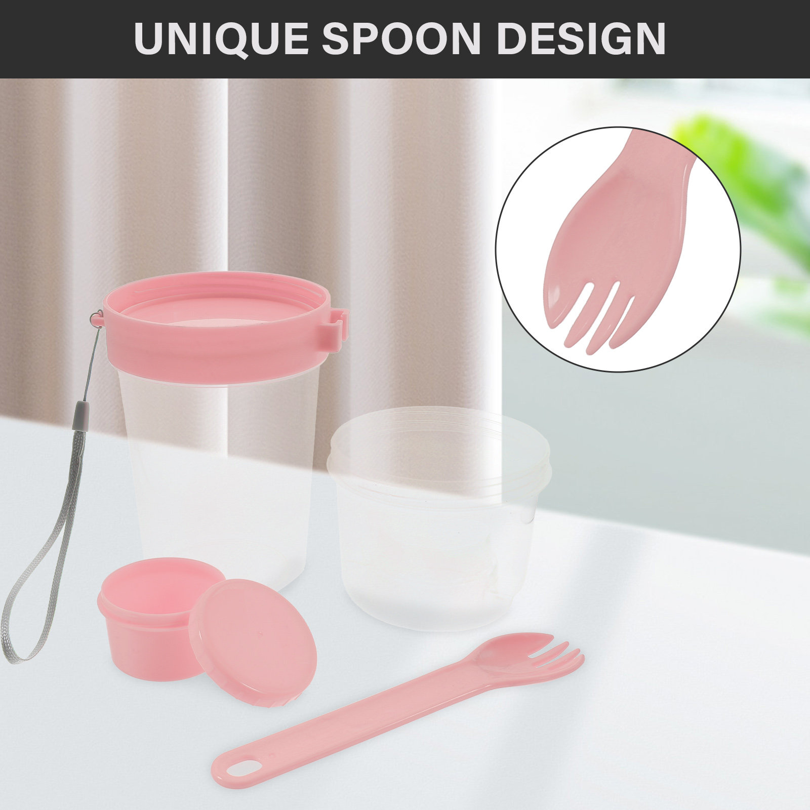 1Set Double-Layer Portable Sal - đánh giá và giá Meal Prep Jar