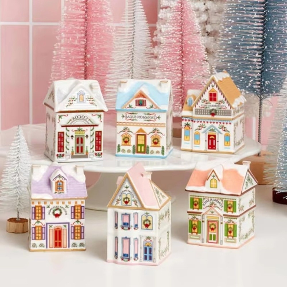 Gifts Cute Holiday Village Spi - đánh giá và giá Spice Jar Labels