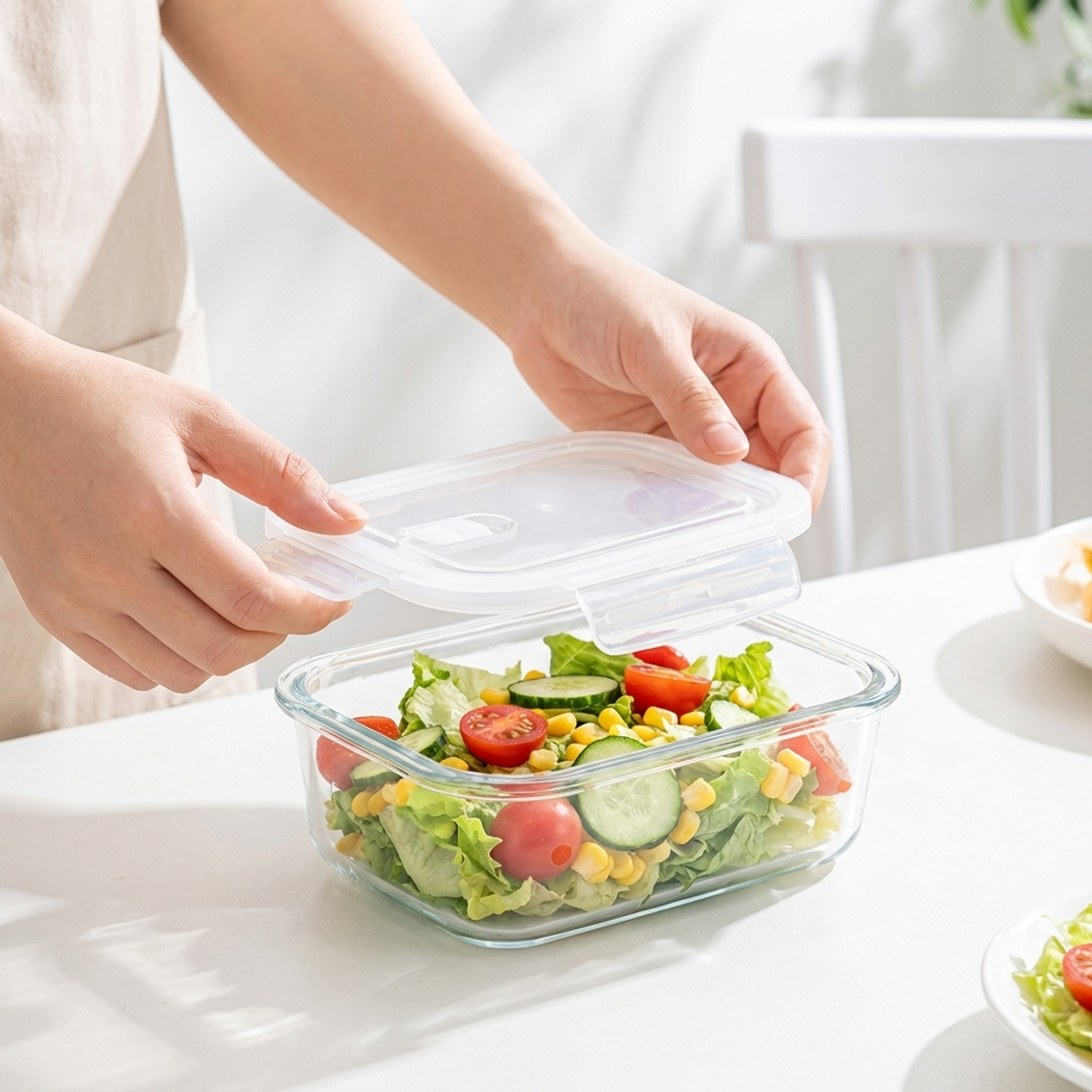 High Borosilicate Glass Lunch  - đánh giá và giá Meal Prep Healthy Lunch