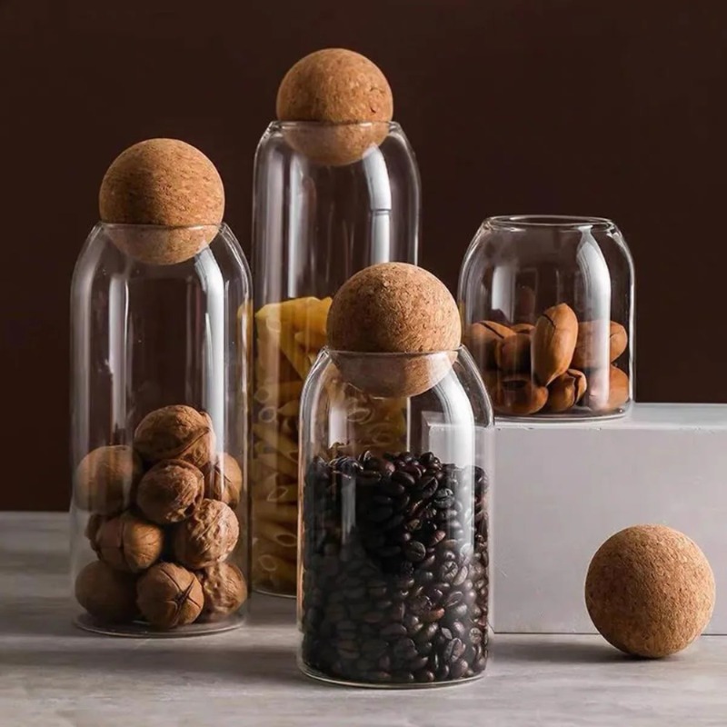 Glass Storage Jars with Ball C - đánh giá và giá Spice Jar Labels