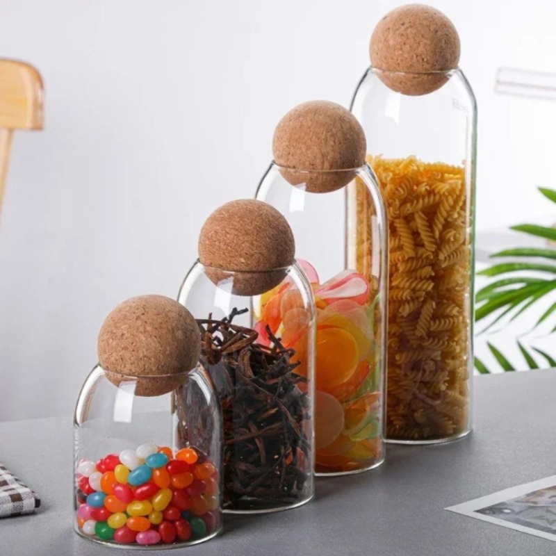 Glass Storage Jars with Ball C - đánh giá và giá Spice Jar Labels