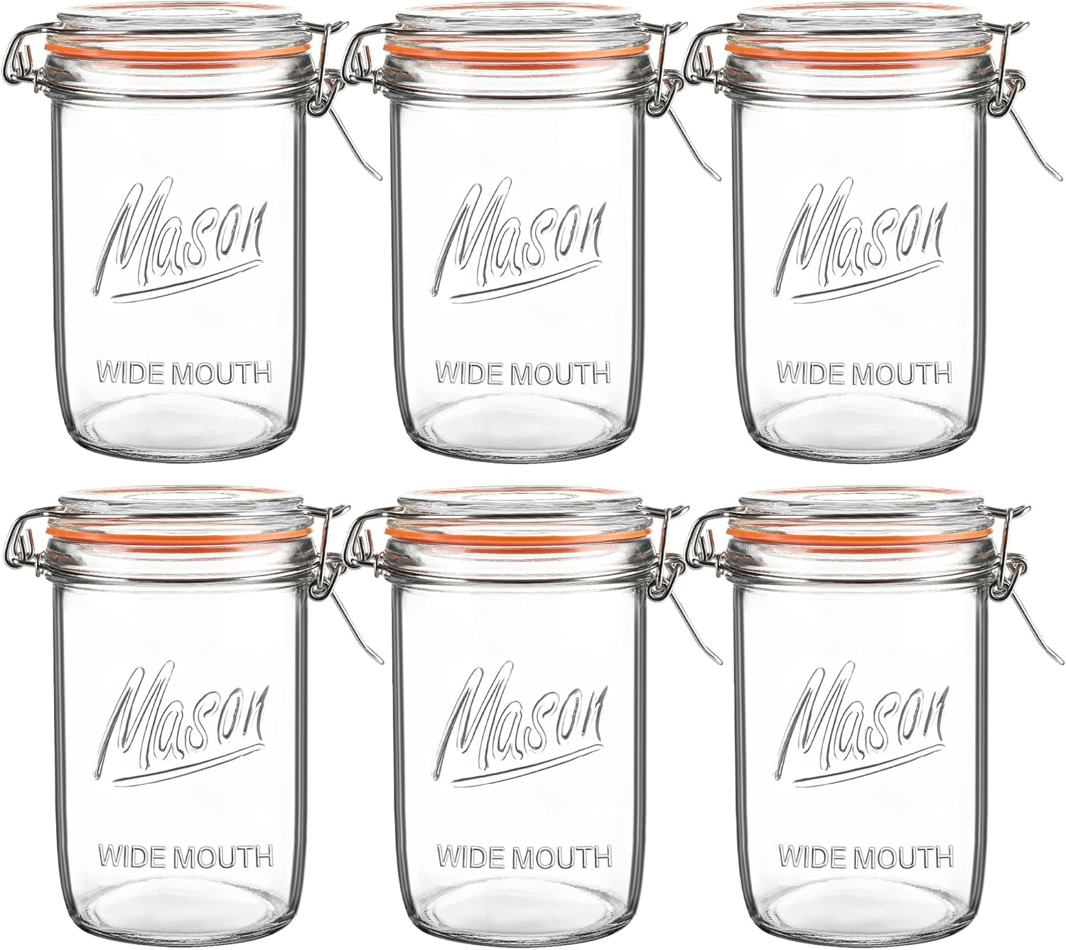24oz Wide Mouth    Jars – 6 Pa - đánh giá và giá Meal Prep Jar