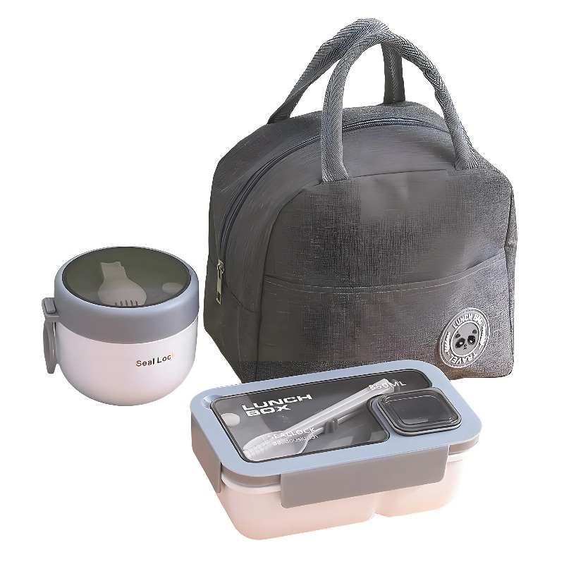 3-Piece Leakproof Lunch Contai - đánh giá và giá Meal Prep Kits