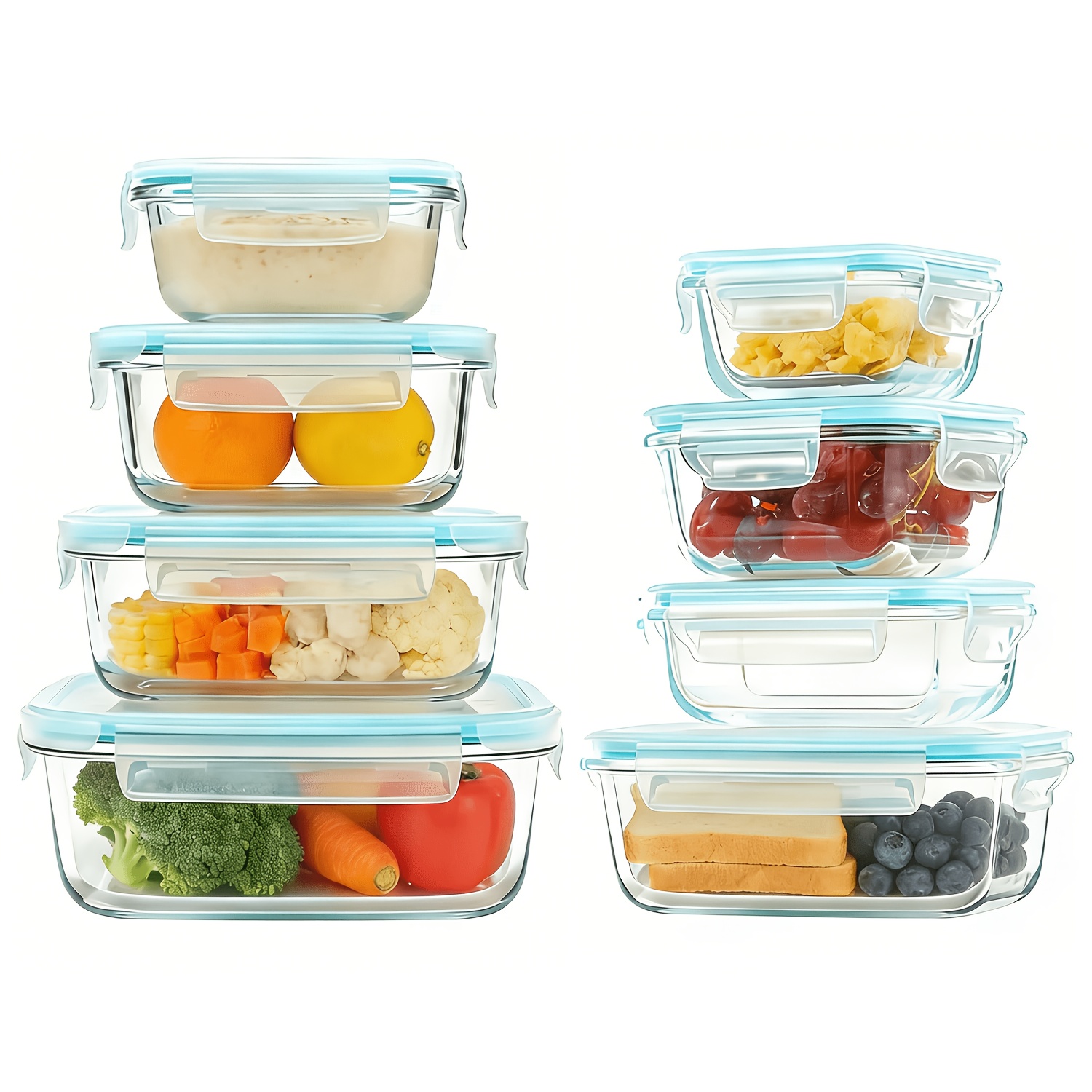 Premium Glass Food Storage Con - đánh giá và giá Meal Prep Microwave