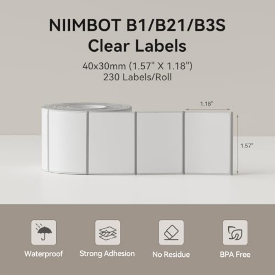 Label Tape for B1/B21/B3S, 1.1 - đánh giá và giá Spice Jar Labels