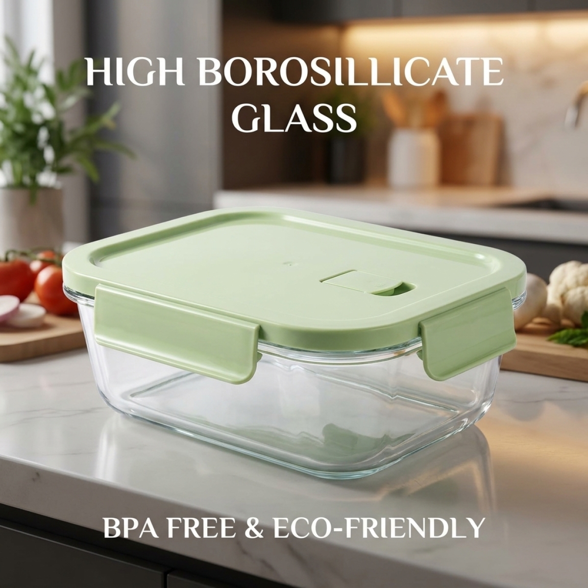 High Borosilicate Glass Lunch  - đánh giá và giá Meal Prep Healthy Lunch