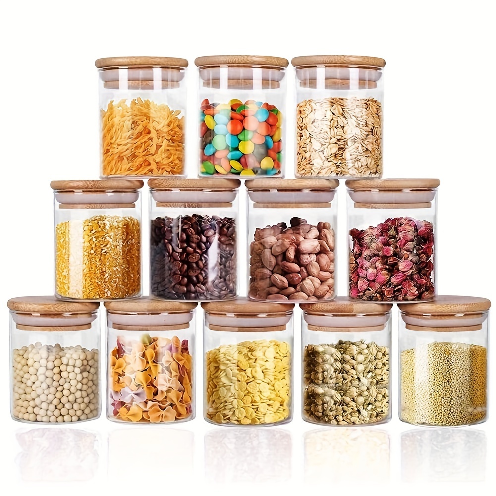 12-Pack 8oz Glass Spice Jars w - đánh giá và giá Spice Jar Labels