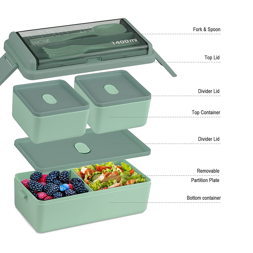 ABFW Bento Box Kit, 47.35OZ Be - đánh giá và giá Meal Prep Kits