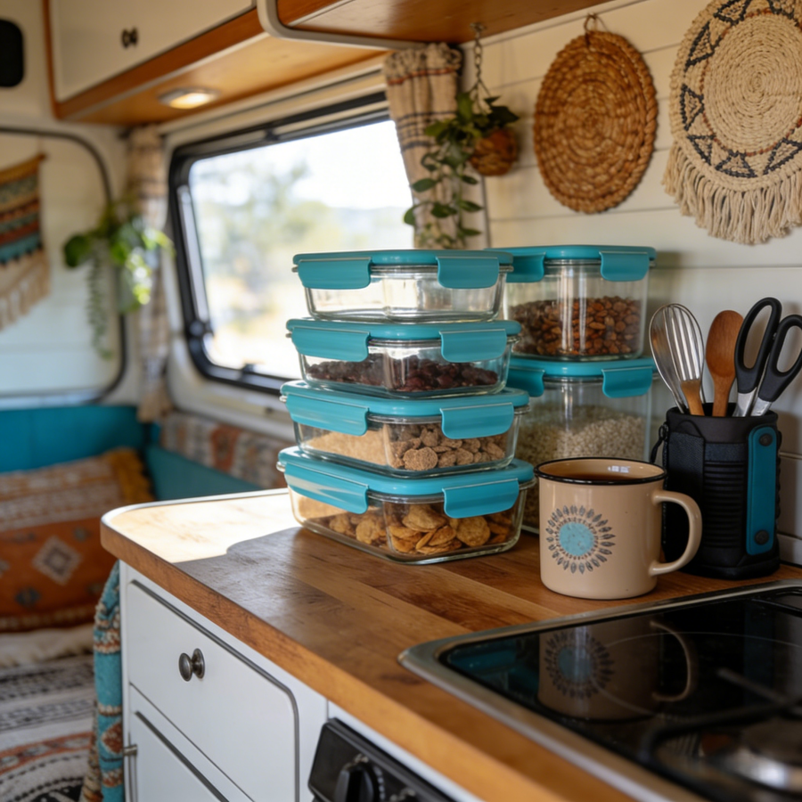 12 Pieces Glass Food Storage C - đánh giá và giá Meal Prep Kits