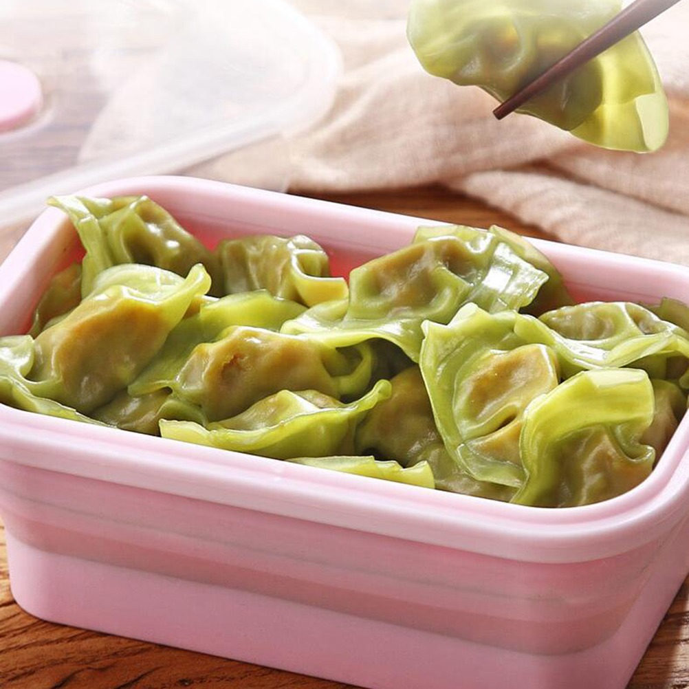 3Pcs Foldable Silicone Lunch B - đánh giá và giá Meal Prep Healthy Lunch