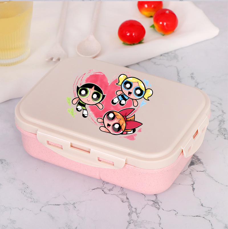 The Powerpuff Girls Bento Lunc - đánh giá và giá Meal Prep Microwave