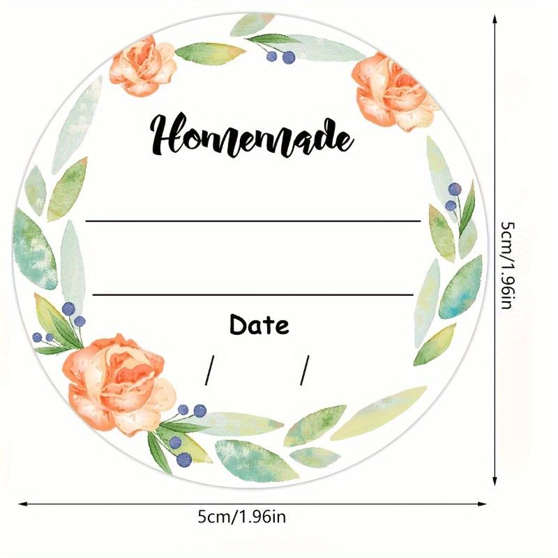 1 roll Watercolor Floral Canni - đánh giá và giá Spice Jar Labels