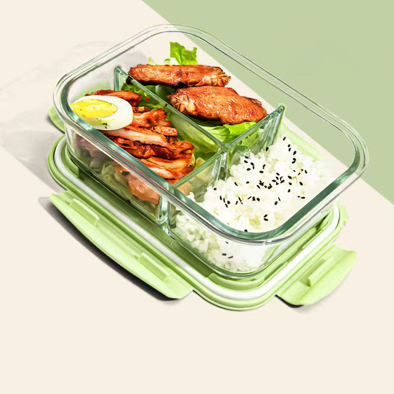 New style Lunch Box Glass 1050 - đánh giá và giá Meal Prep Microwave