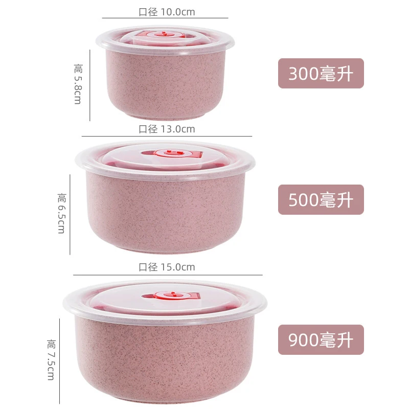 3pcs Wheat straw fresh-keeping - đánh giá và giá Meal Prep Microwave
