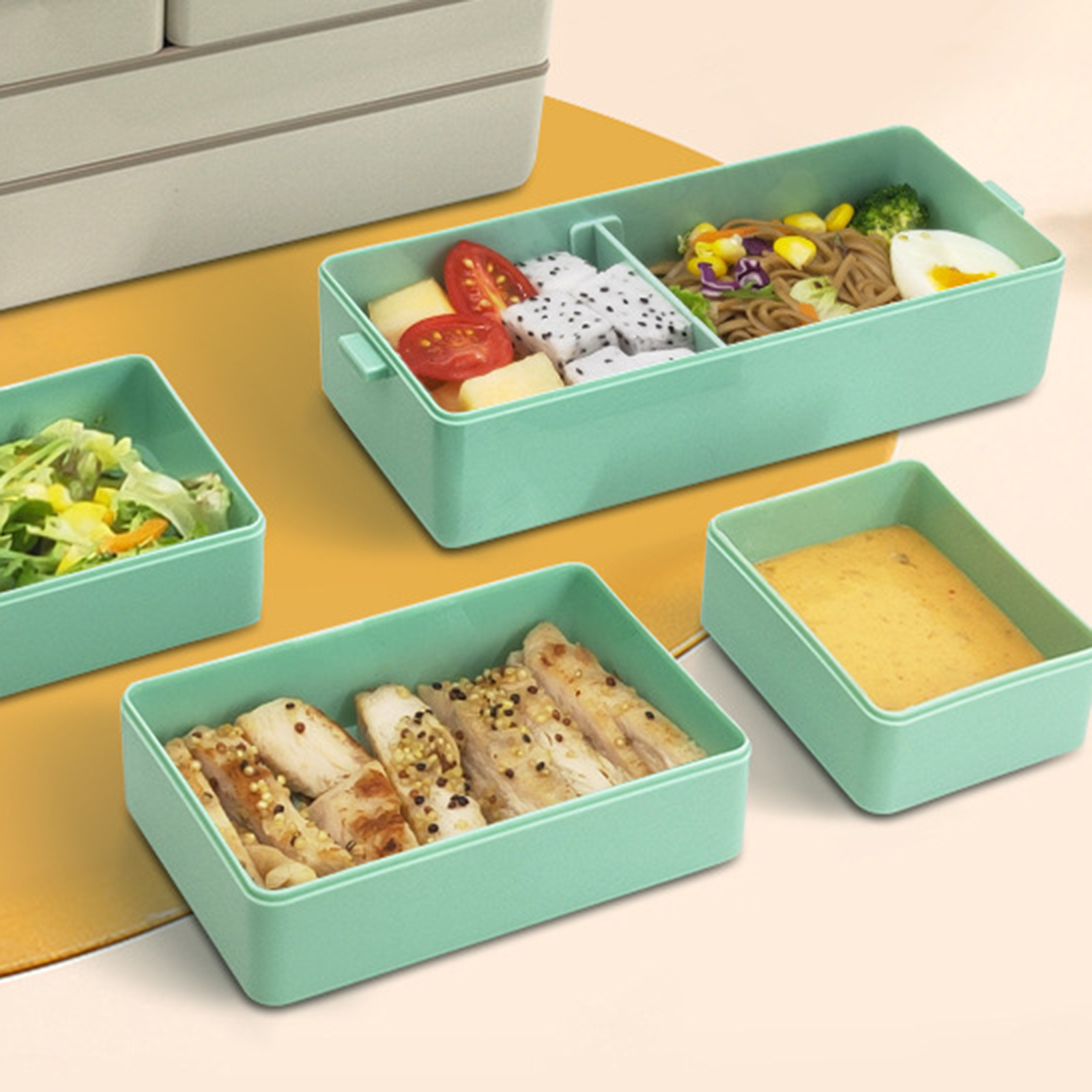 Plastic Lunch Box Microwave Sa - đánh giá và giá Meal Prep Healthy Lunch
