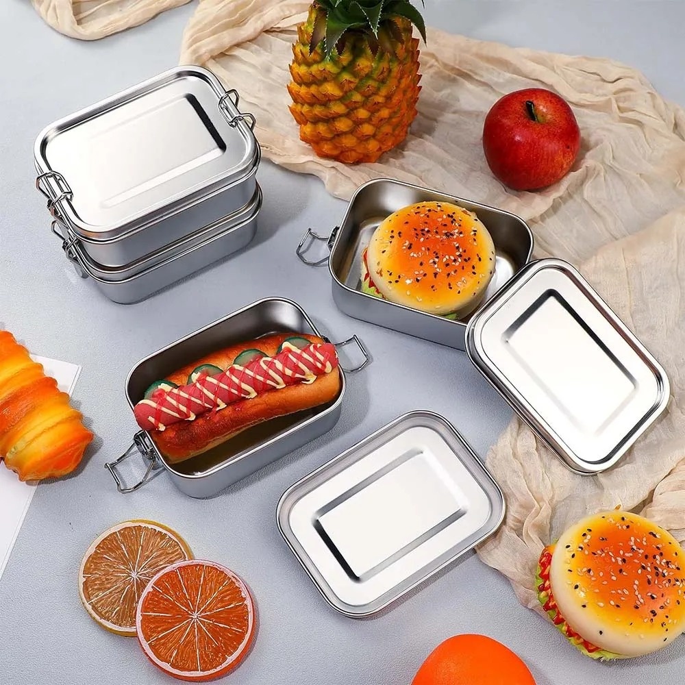 Stainless Steel Bento Box Meta - đánh giá và giá Meal Prep Microwave