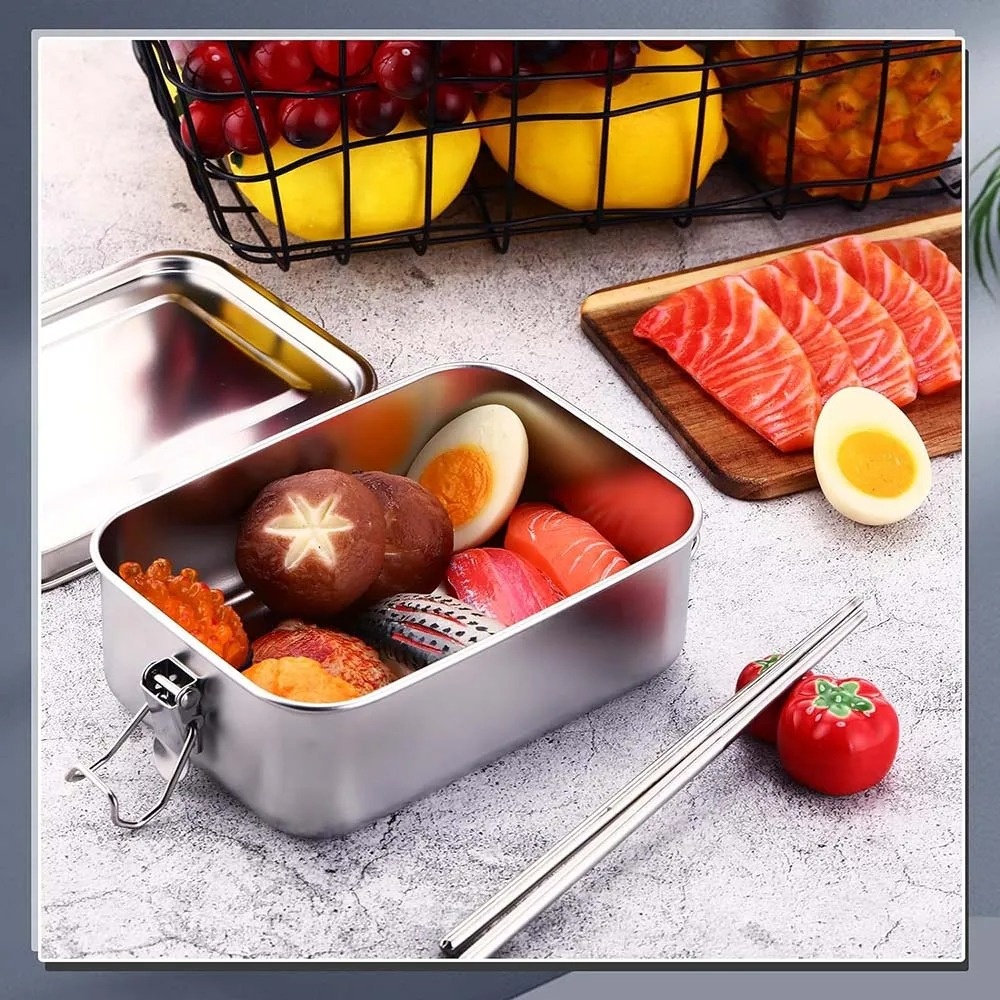 Stainless Steel Bento Box Meta - đánh giá và giá Meal Prep Microwave